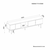 HANAH HOME TV polica Ramsey Sapphire Oak