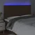 LED uzglavlje tamnosmeđe 160x5x118/128 cm od tkanine