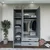 Hanah Home Garderober Yaman Luna 1600-037, 120x181x45 cm, Sivi