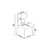 Hanah Home Set stolica Vina, 56x76x97 cm, 6 komada, Antracit