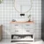 Kupaonska radna ploča svjetlosmeđa 100x30x(2-4) cm masivno drvo