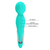 Pretty Love Walter Super Soft Silicone Mini Massage Wand Aqua Green