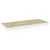 Plutajuća zidna polica boja hrasta i bijela 60x23,5x3,8 cm MDF