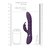 Vive Sora Up & Down Stimulating Rings Vibrating G-Spot Rabbit Purple