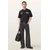 AllSaints Majica CHROMIUM črna / bela
