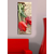 Opviq Zidni sat 30x70cm Šareni