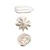 Pastry nozzle, rose shape, 8 teeth, stainless steel, 8 mm - de Buyer