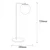 Opviq Zidna lampa E27 Socket, Crna