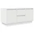 TV ormarić s LED svjetlima bijeli 100x41x50 cm