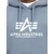 ALPHA INDUSTRIES Majica temno siva/bela