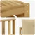 Set vanjskih sofa s jastukom 9 pcs Bijela i bež Poliester