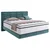 Carryhome POSTELJA BOXSPRING 140 cm x 200 cm , tekstil modra