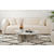 HANAH HOME Sto za dnevnu sobu Orion Freesia Marble