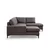 Atelier del Sofa Ugaona garnitura 90x90x155cm Antracit