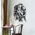 Wallity Zidna dekoracija Kiss-Black, 78x50cm, Crna