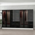 Hanah home Ormar Kale 315x210x52cm Belo-Crni