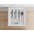 shumee Vložek za jedilni pribor MAX | Model 45 (400x490 mm) | Bela