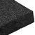 Gumenasti granulatni vanjski pod Crna 9 x 9 x 2 cm Guma