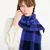 Šali Off-White Bookish Check S Cobalt Blue/ Light Blue Universal