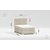 Boxspring postelja Bunny - 90x200 cm