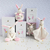 Plyšový zajačik s melódiou Bunny Star Music Box Perlidoudou Doudou et Compagnie biely 14 cm v darčekovom balení od 0 mes DC3519