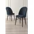 Hanah Home Set stolica Ritim, 44x96x42 cm, 6 komada, Antracit-braon