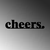 Opviq Zidna dekoracija Cheers, 70x16 cm,  Crna