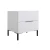 Hanah Home Noćni ormarić Kmd-1720-Dd-1, 55x59x44 cm, Beli