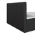 Bessagi Home Postelja Boxspring Aria, Temno Siva