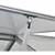 Staklenik od aluminija 481 x 250 x 195 cm 23,44 m3