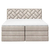 MID.YOU POSTELJA BOXSPRING 180 cm  x 200 cm , tekstil, leseni material bež