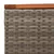 Vrtni stol sivi 55 x 55 x 37 cm od poliratana i bagremovog drva