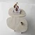 HANAH HOME Sto za dnevnu sobu Stones Travertine