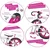 Chillafish Fixie Pink odrážedlo paket 1 kos
