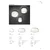 Redo 01-1454 - LED plafonsko svetlo za kupatilo NAJI LED/18W/230V IP44