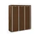 Vidaxl Garderobna omara s predelki in palicami rjava 150x45x175cm