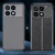 Eleganten gel ovitek Elite Guard z usnjeno teksturo in zaščito robov za Xiaomi Poco F6 Pro - obsidian black
