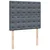 Vidaxl Box spring postelja z vzmetnico temno siva 120x200 cm žamet