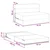 Sofa na razvlačenje Krem 70 x 80 x 60 cm Tkanina
