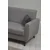 Atelier del Sofa Dvosed na razvlačenje Zaden 153x86x77cm Svetlosivi