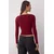 Trendyol Milla ženska bluza Twoaw26Bz00117, burgundac
