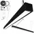 LED luster na sajli LED/44W/230V 4000K 120 cm crna
