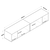 Hanah Home Kuhinjski element BA132-3834, 243x45x48.3 cm, Beli