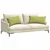 Jastučići za sofu 2 pcs Svijetlo zelena 80 x 40 cm tkanina