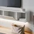 Hanah Home TV komoda Twist LED, 160 cm, bela