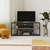 HANAH HOME TV polica Echo Retro Grey