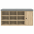 Klupa za cipele boja hrasta 102 x 32 x 50 cm konstruirano drvo