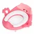 ECOTOYS Adapter za wc šolju sa rukohvatima, Roze