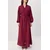 Trendyol Modest Ženska haljina Tctss26Eb00201, Bordo