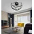 MASTER Luster LED plafonski 20W 4000K Hana crno-mesing